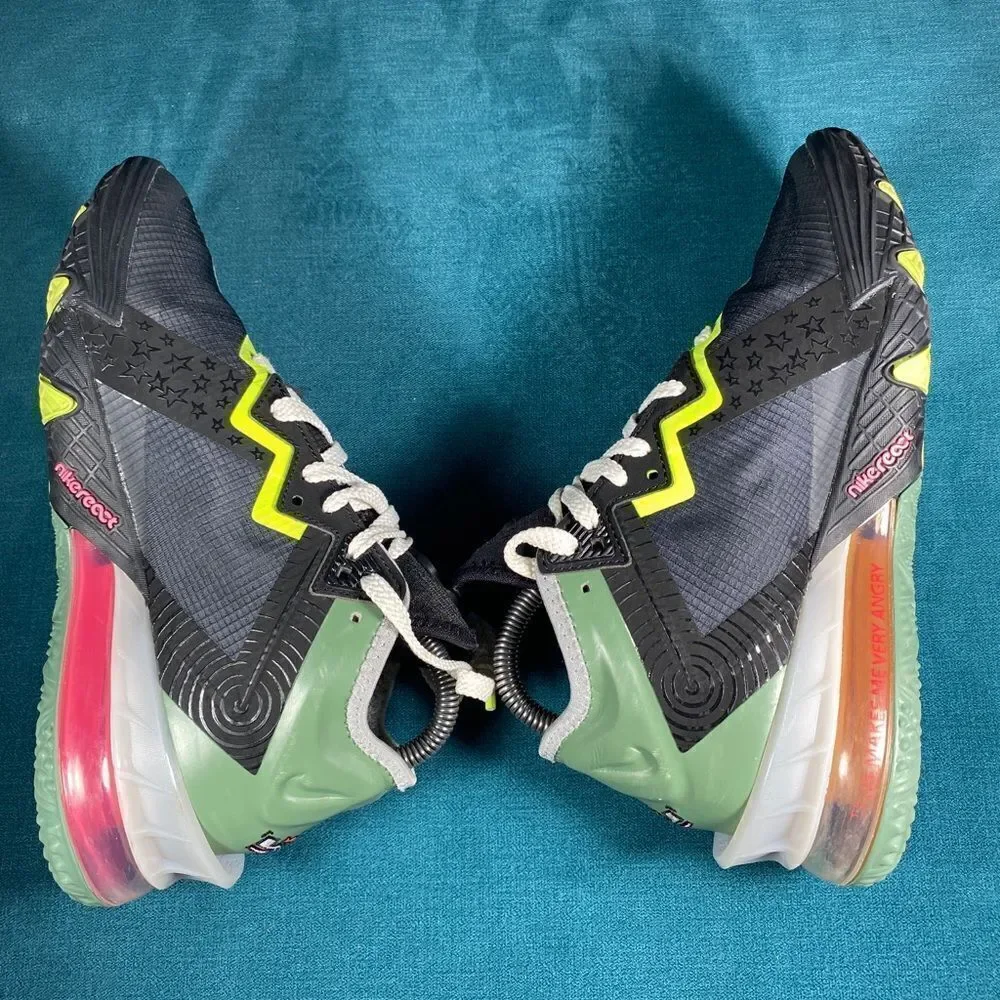 Size 5.5M/7Women - Nike Lebron 18 Space Jam shoes